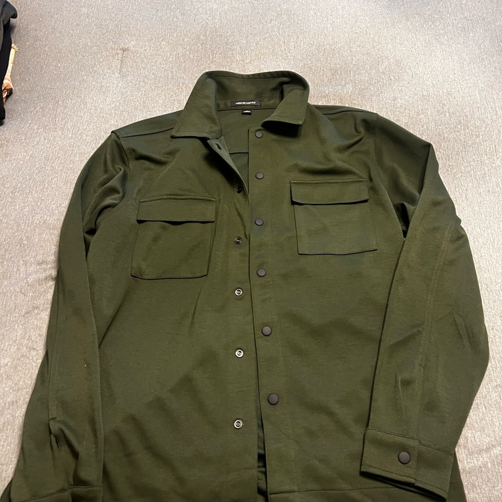 Mercer+Mettle Unisex Long sleeve twill overshirt